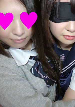 【完全素人108】エリナVSほのか、極上美少女プチレズ＆３P
